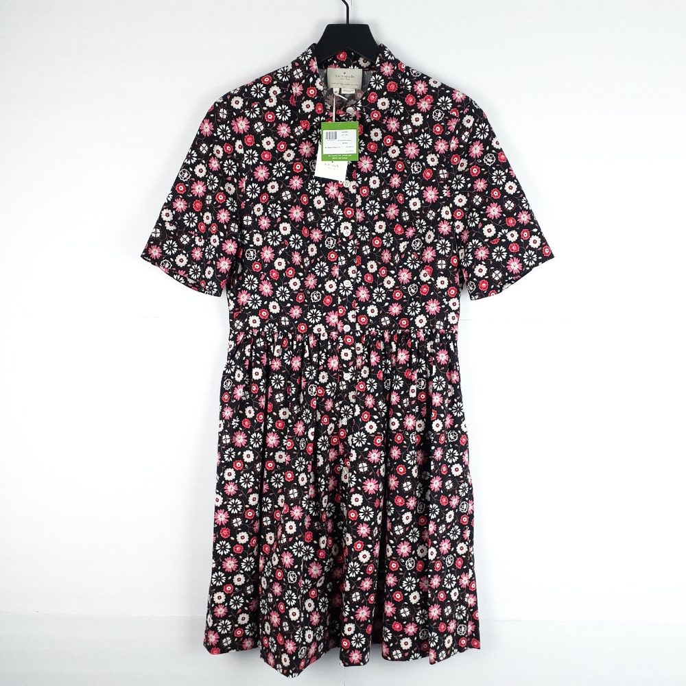 Kate Spade Mini Casa Flora Shirtdress 6, 0 NWT